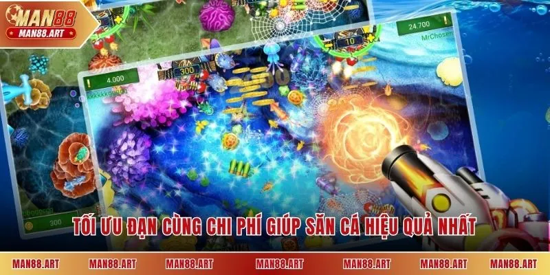 Tối ưu đạn cùng chi phí giúp săn cá hiệu quả nhất